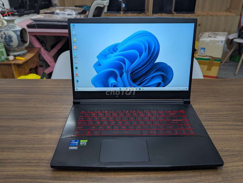 MSI GF63 I7-11800H/8GB/512GB/RTX 3050 4GB Máy Zin. Mua bán Laptop tại Thành phố Thuận An Bình Dương được đăng bởi LAPTOP VŨ PMV  hình 1