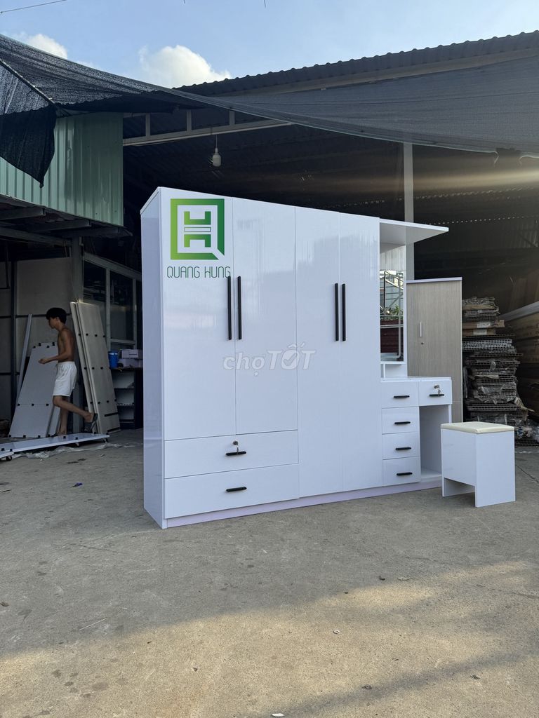 Tủ quần áo Nhựa Đài Loan Tích hợp bàn trang điểm. Mua bán Tủ, kệ gia đình tại Thành phố Thủ Đức Tp Hồ Chí Minh được đăng bởi Nội Thất Quang Hùng hình 1