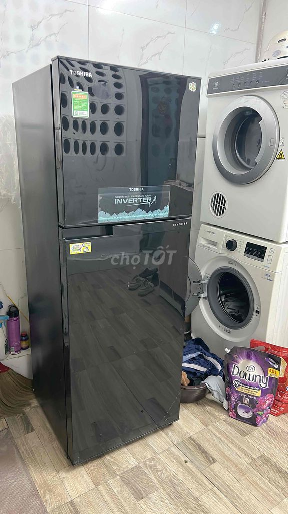 Tủ lạnh Toshiba 245L Đen Đã qua sử dụng. Mua bán Tủ lạnh tại Quận Long Biên Hà Nội được đăng bởi Tuan anh hình 1