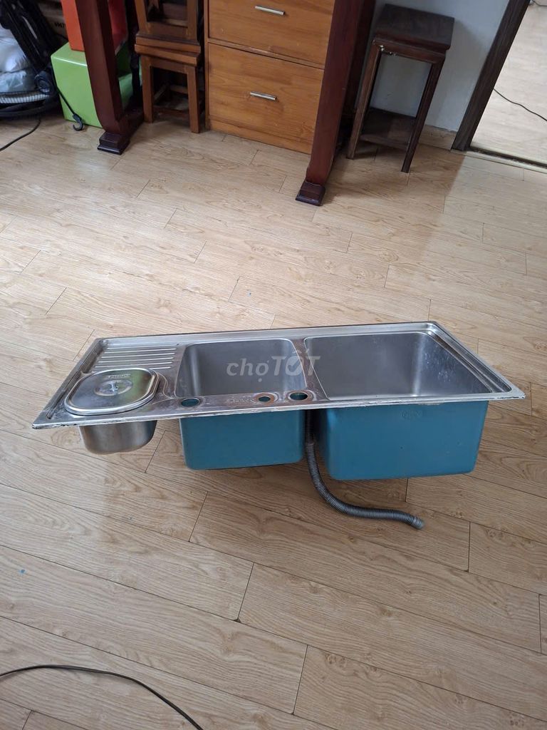 Chậu rửa bát Gorlde Inox 304 2 hố đã sử dụng. Mua bán Dụng cụ nhà bếp tại Quận Nam Từ Liêm Hà Nội được đăng bởi Dũng Đinh Xuân hình 1