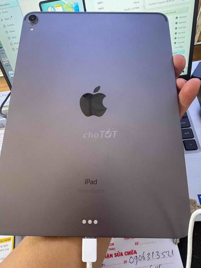 Apple iPad Pro 11 inch 64GB Xám. Mua bán Máy tính bảng tại Quận 6 Tp Hồ Chí Minh được đăng bởi QUỐC THIÊN BÁN GÓP 0 ĐỒNG  hình 1