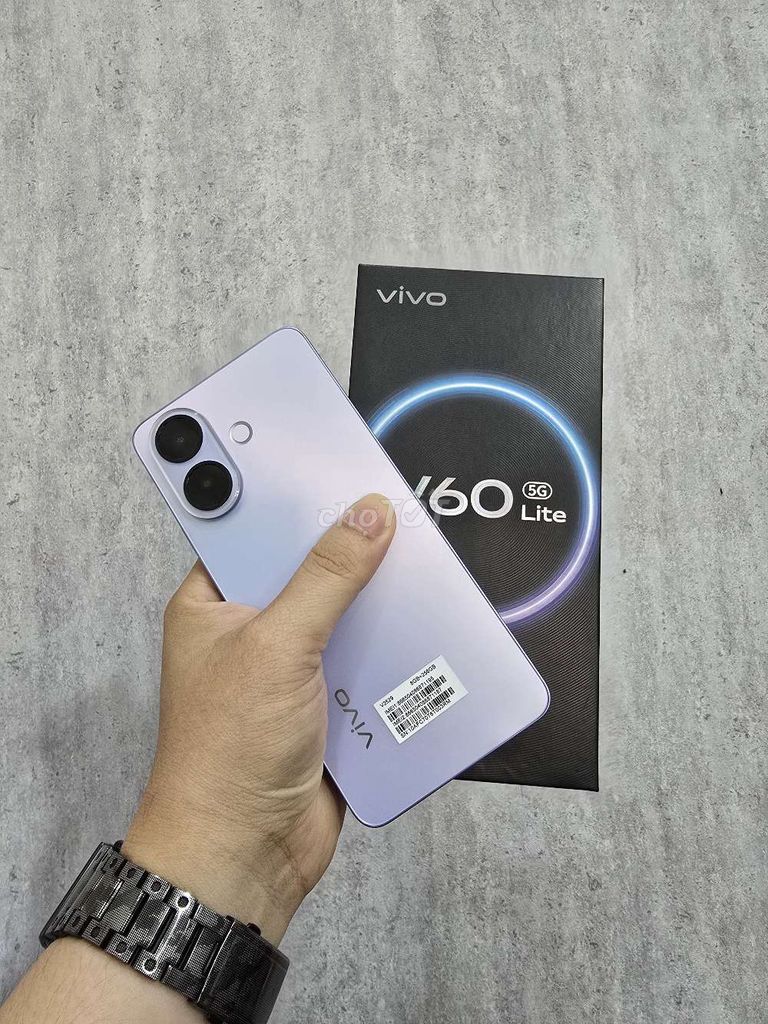 Vivo V60 Lite 256GB Tím fullbox BH12T. Mua bán Điện thoại tại Quận 3 Tp Hồ Chí Minh được đăng bởi Tiến Đat  hình 1