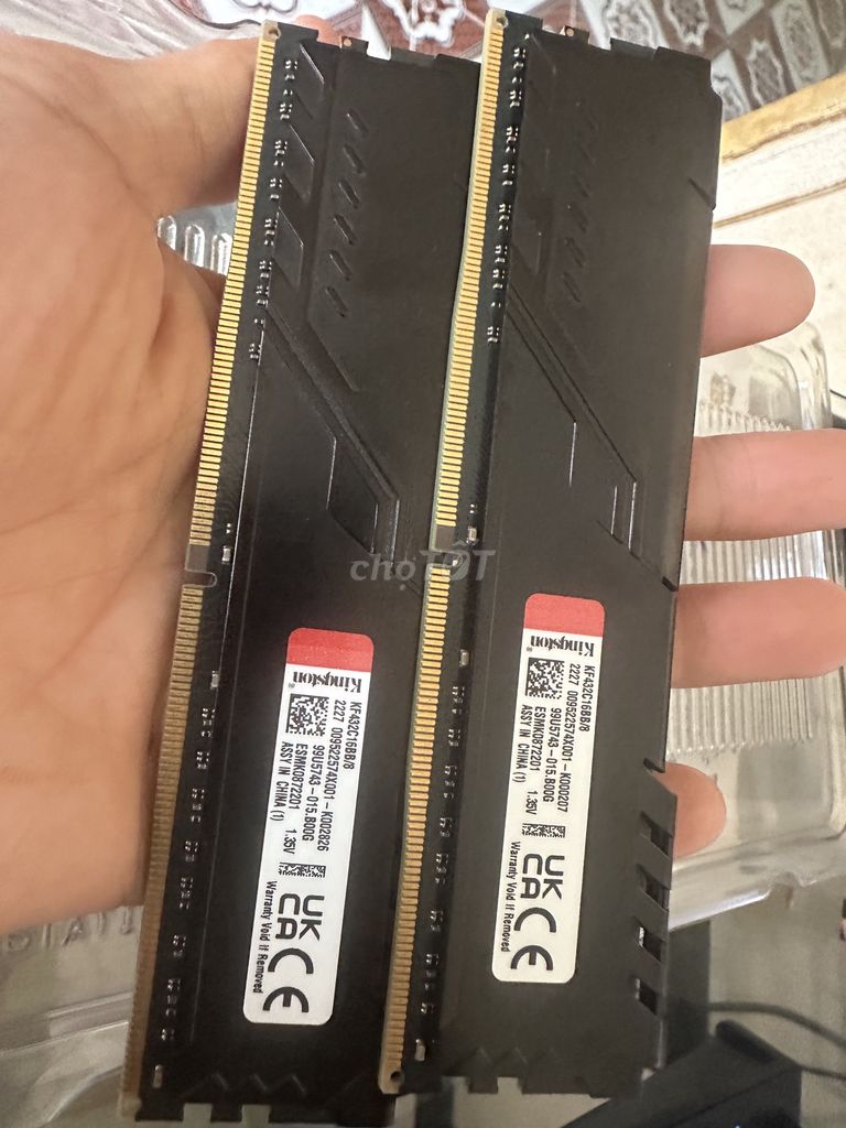 RAM Kingston Fury Beast 16GB(8Gx2) DDR4. Mua bán Linh kiện (RAM, Card...) tại Huyện Châu Đức Bà Rịa - Vũng Tàu được đăng bởi Nguyễn Hùng Thắng hình 1