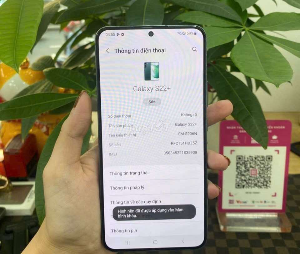 Galaxy S22 Plus 256G 5G mạnh mẽ zin áp ,có ship. Mua bán Điện thoại tại Thành phố Thủ Đức Tp Hồ Chí Minh được đăng bởi Minh phương hình 1