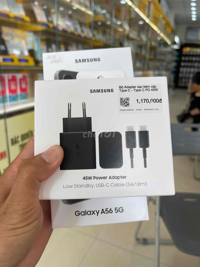 BỘ SẠC 45w samsung tgdd. Mua bán Phụ kiện (Màn hình, Chuột...) tại Thành phố Vị Thanh Hậu Giang được đăng bởi Lê Phong hình 1