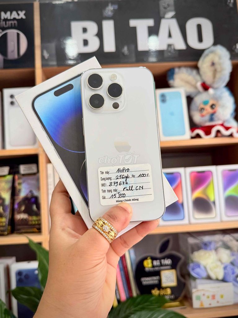 Apple iPhone 14 Pro 256GB Bạc. Mua bán Điện thoại tại Thành phố Long Xuyên An Giang được đăng bởi Bi Táo Store hình 1
