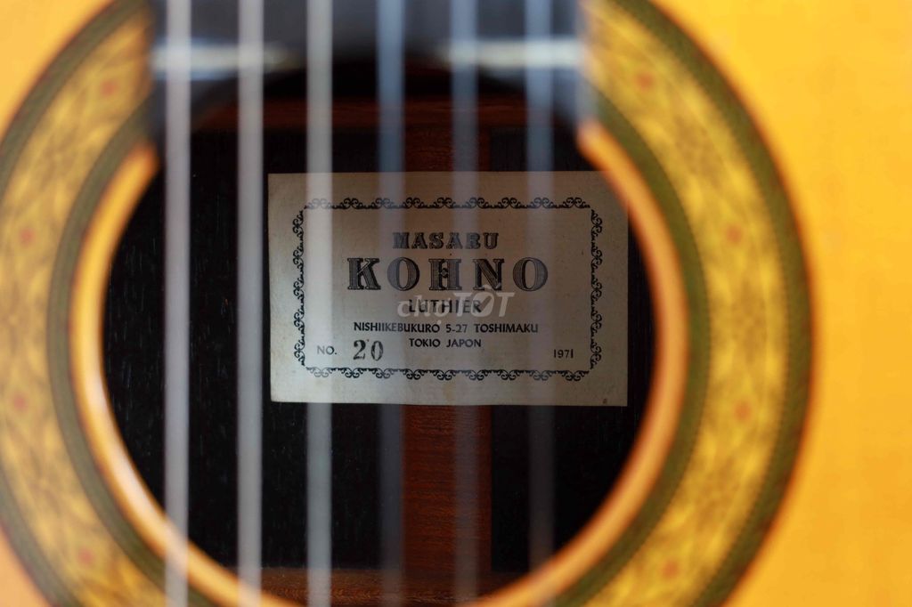 Đàn guitar Kohno No. 20 1971 Gỗ. Mua bán Nhạc cụ tại Quận 7 Tp Hồ Chí Minh được đăng bởi Thang Le hình 1