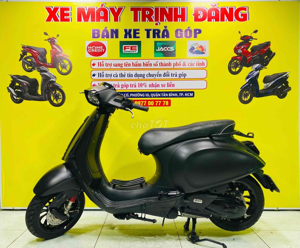 Vespa Sprint 150ABS hỗ trợ góp.Hỗ trợ quẹt thẻ