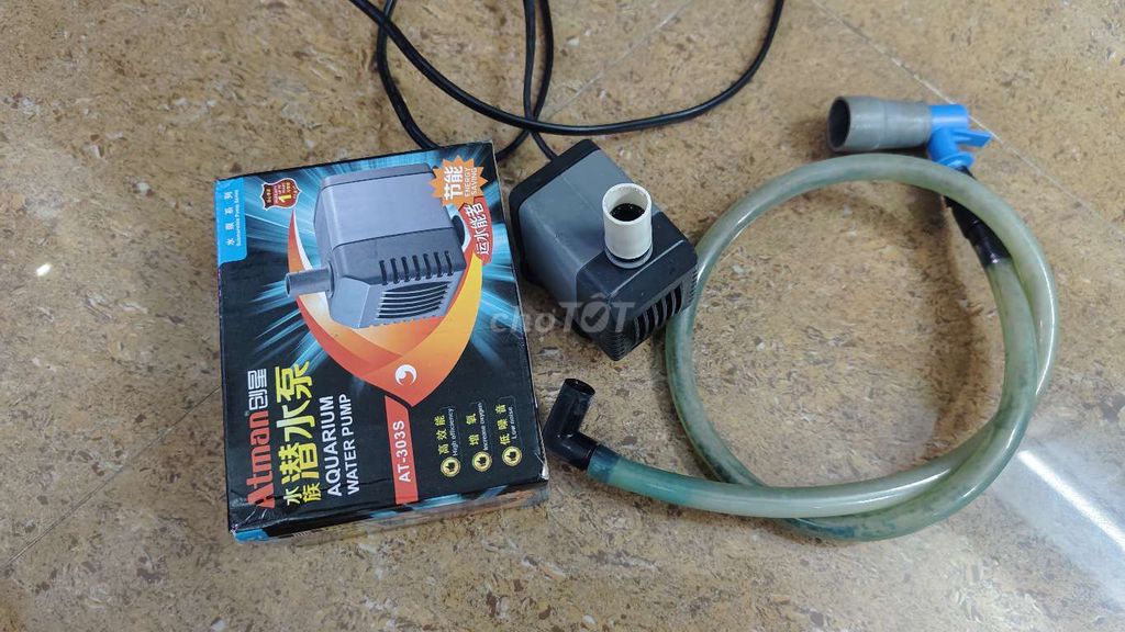 Bơm bể cá atman 303s (kèm dây fi 12,đầu chế fi 16). Mua bán Phụ kiện, Thức ăn, Dịch vụ tại Quận 4 Tp Hồ Chí Minh được đăng bởi Hoàng Phương hình 1