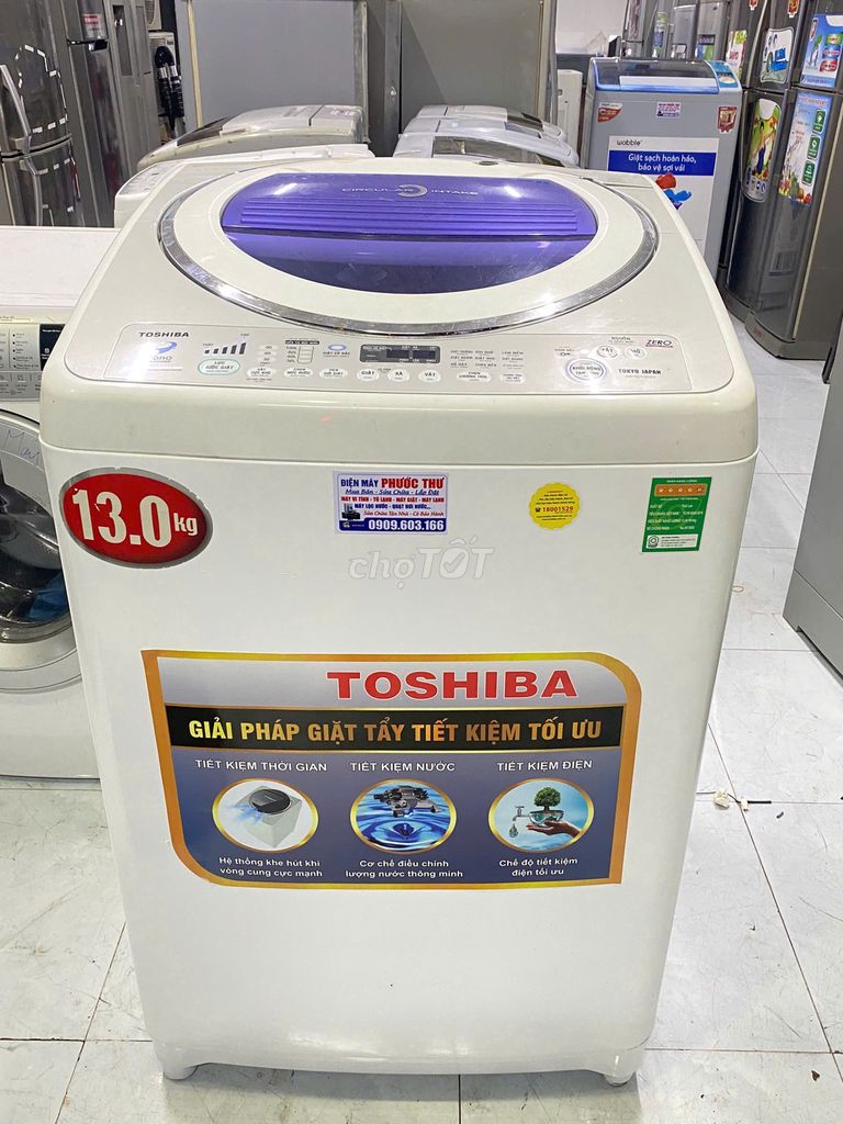 TOSHIBA 13KG INVERTER TIẾT KIỆM ĐIỆN VẬNHÀNH OK RẺ