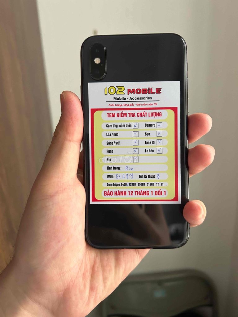 iPhone XS 64GB Đen máy đẹp keng chuẩn zin. Mua bán Điện thoại tại Thành phố Buôn Ma Thuột Đắk Lắk được đăng bởi Nguyễn Hoàng hình 1