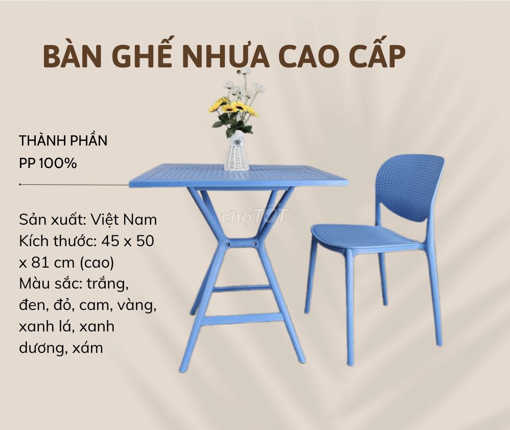 BÀN GHÊ NHỰA SỈ LẺ TỔNG KHO