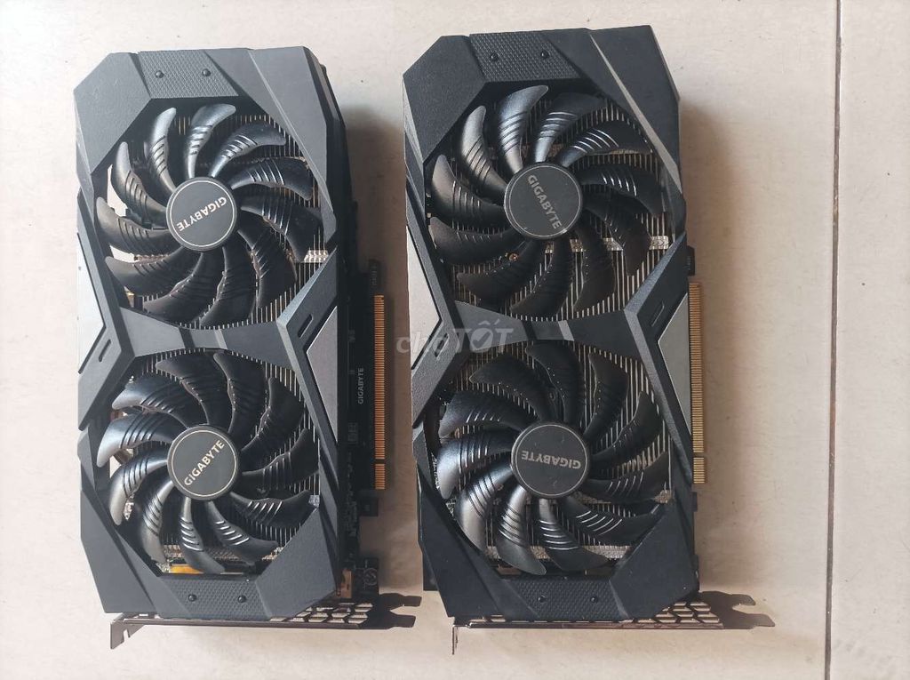 2 card đồ họa Gigabyte GTX 1660TI,1660 super