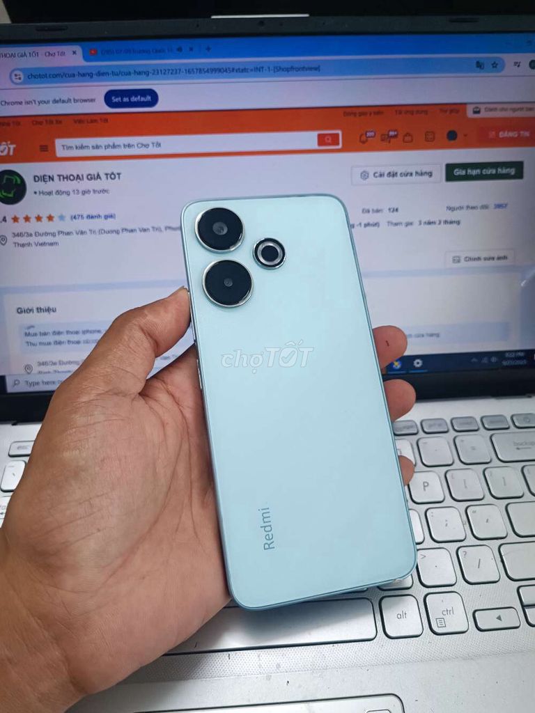 XIAOMI REDMI 13 8GB.128GB ZIN FULL CN. Mua bán Điện thoại tại Quận Bình Thạnh Tp Hồ Chí Minh được đăng bởi Dân Mobile hình 1