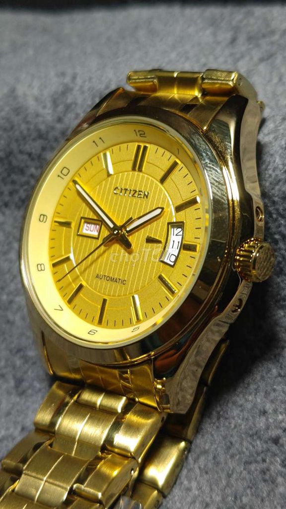 Đồng hồ Citizen Nam Thép không gỉ Vàng. Mua bán Đồng hồ tại Thành phố Bà Rịa Bà Rịa - Vũng Tàu được đăng bởi VUAHÙNG hình 2