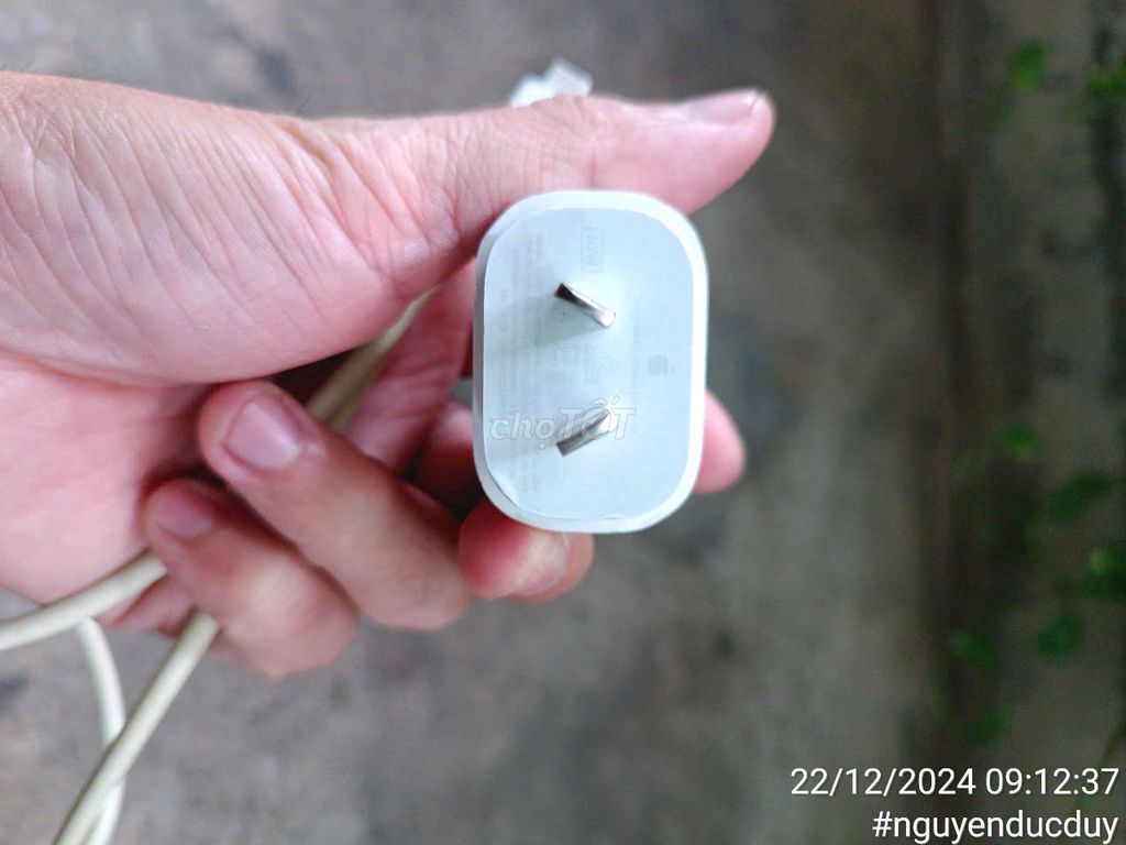 Cốc sạc 20W Apple cáp type C