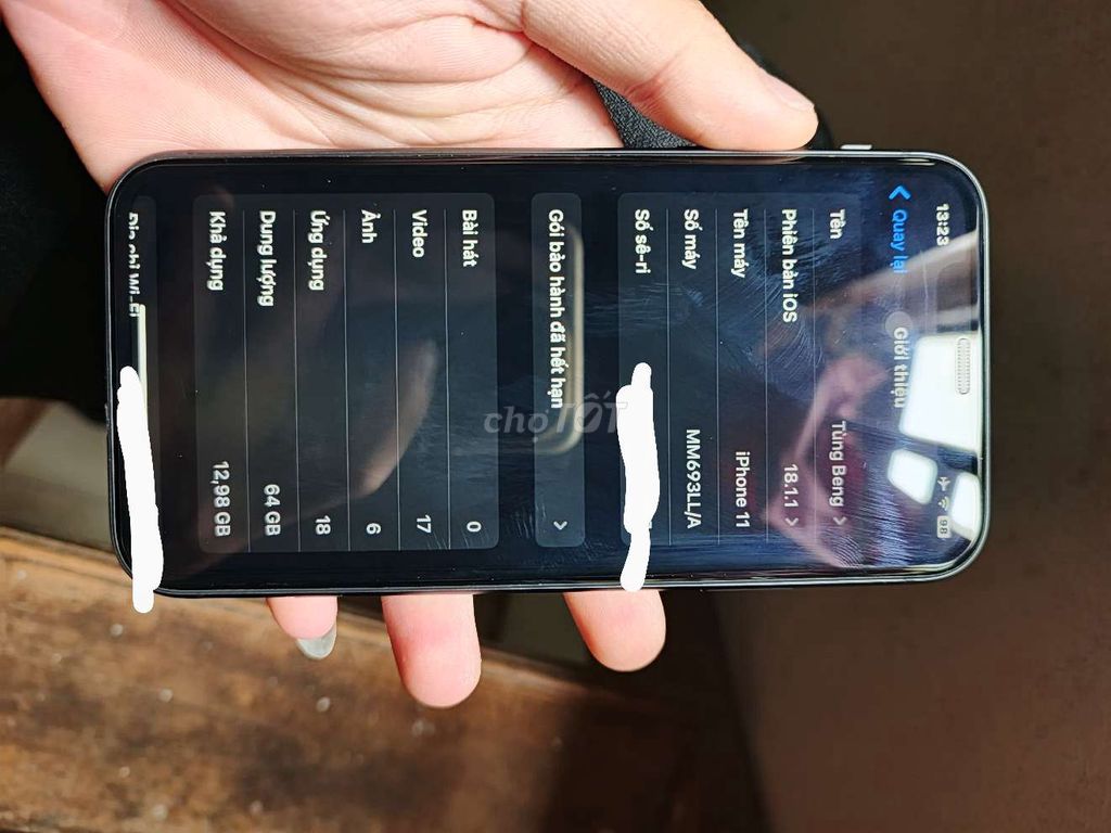 Apple iPhone 11 thường lock 64GB Đen. Mua bán Điện thoại tại Quận Bắc Từ Liêm Hà Nội được đăng bởi nguyễn tùng hình 1