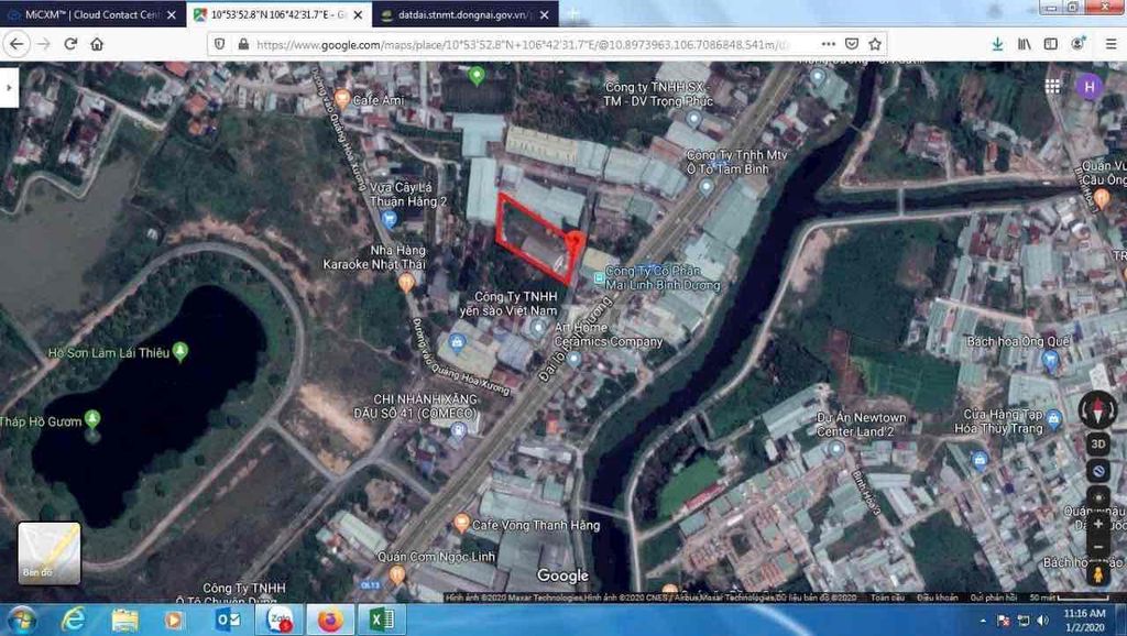 bán lô đất 3790m2 quy hoạch đất ở ngay trung tâm tp Thuận An, 96tỷ9 TL