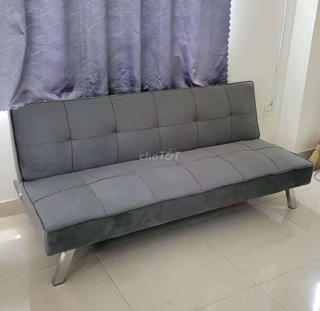 Sofa giường vải xám 1m2 Đã sử dụng. Mua bán Giường, chăn ga gối nệm tại Quận 1 Tp Hồ Chí Minh được đăng bởi Võ Tường Vi hình 1