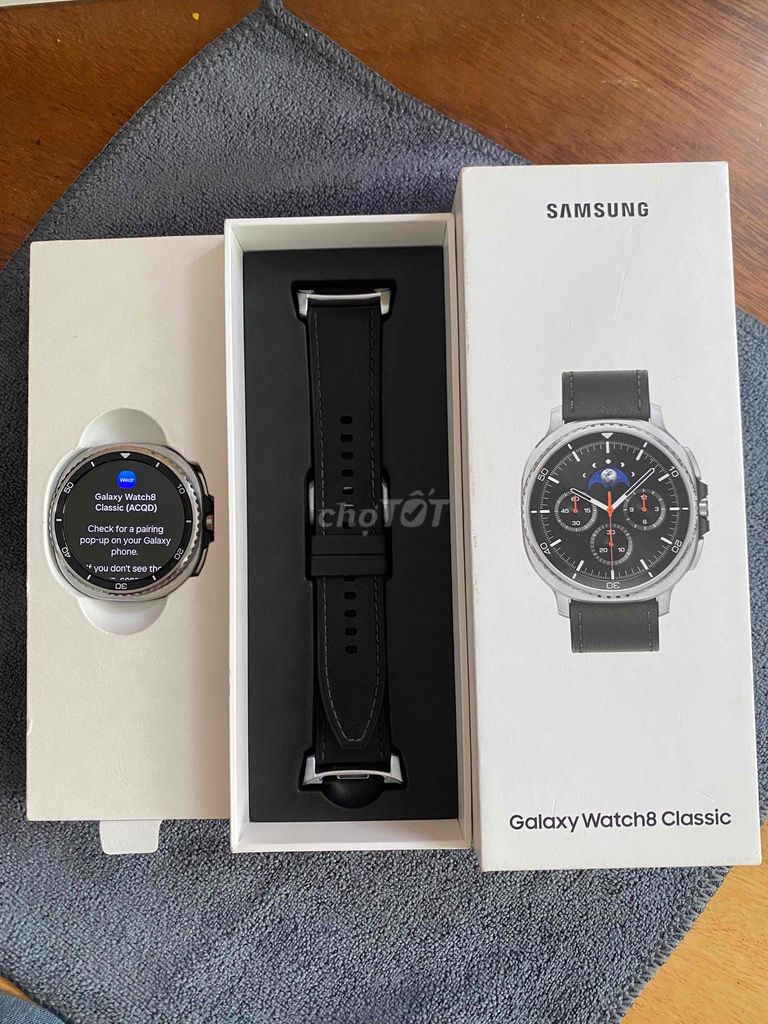 Samsung Galaxy Watch8 Classic Bạc 46mm. Mua bán Thiết bị đeo thông minh tại Quận Tân Phú Tp Hồ Chí Minh được đăng bởi Phan Tien Sỹ hình 1