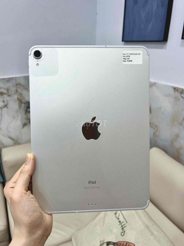 Apple iPad Pro 2018 11 inch 64GB 4G/Wifi Zin All. Mua bán Máy tính bảng tại Huyện Hóc Môn Tp Hồ Chí Minh được đăng bởi SIRI STORE HCM hình 1