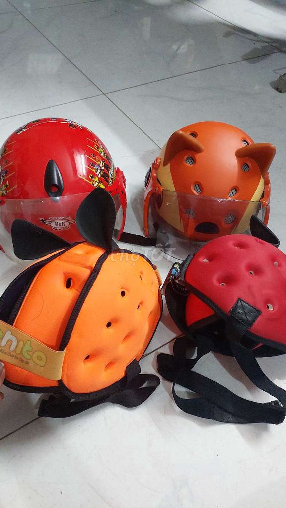 Mũ bảo hiểm trẻ em Power Rangers màu đỏ. Mua bán Mẹ và bé tại Quận Bình Tân Tp Hồ Chí Minh được đăng bởi Đồ tùm lum hình 1