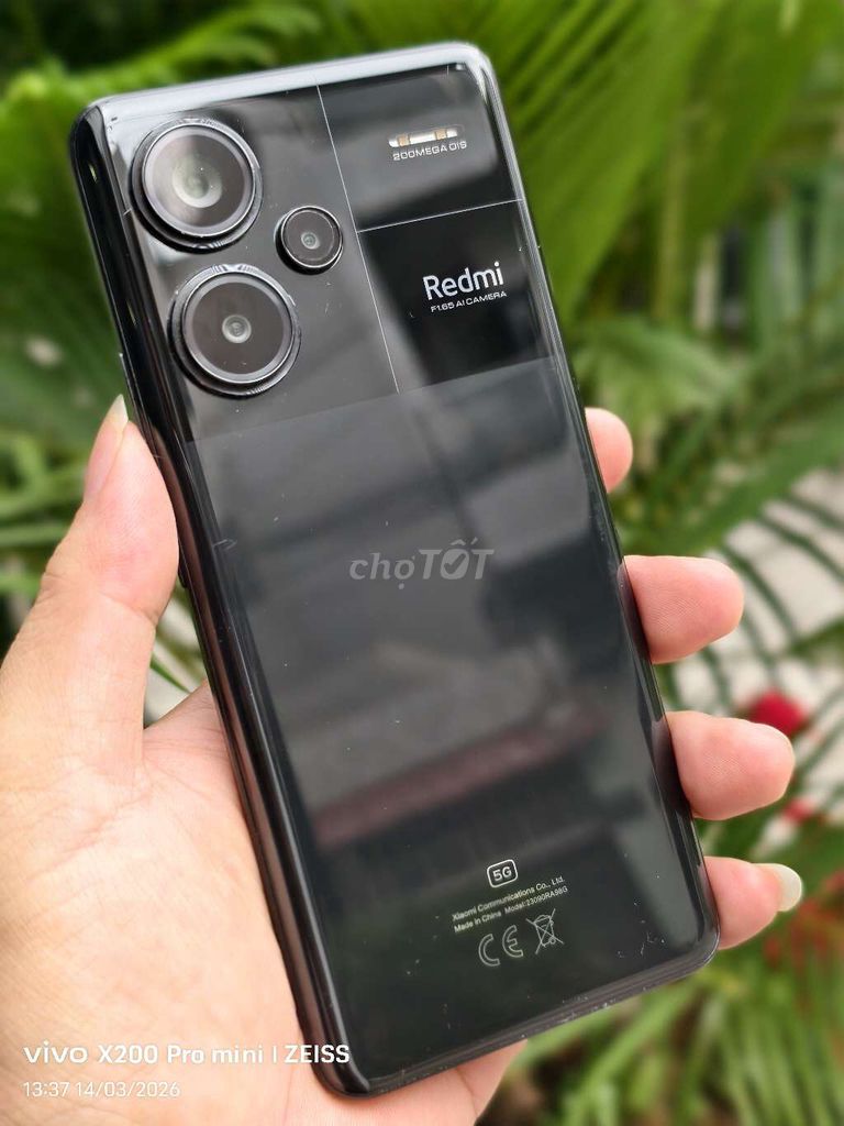 Xiaomi Redmi Note 13 Pro+ 5G 256GB Đen. Mua bán Điện thoại tại Quận Tân Bình Tp Hồ Chí Minh được đăng bởi Táo Bán Lổ hình 1
