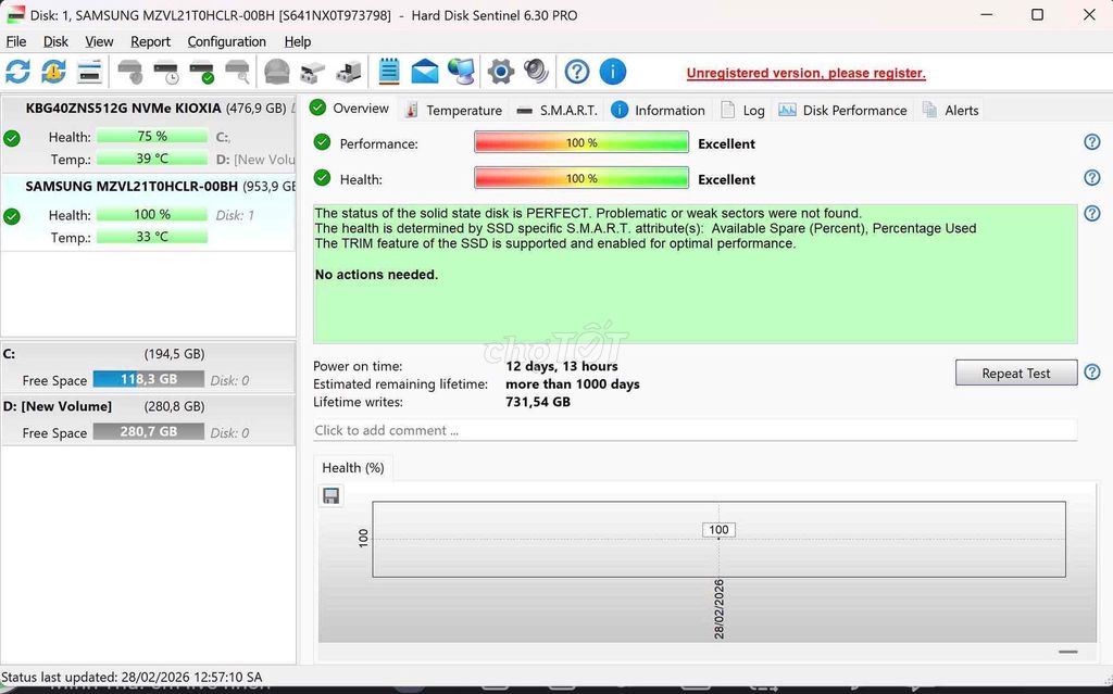 Ổ cứng SSD Samsung PM9A1 1TB. Mua bán Linh kiện (RAM, Card...) tại Thành phố Tân An Long An được đăng bởi Linh Kiện PC Giá Tốt có Ship Cod hình 1