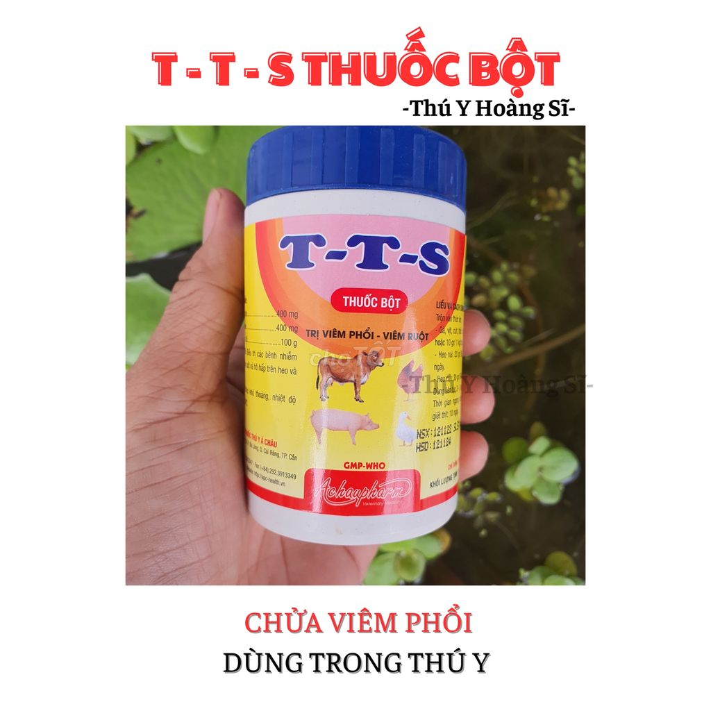 T-T-S Bột xử lí vấn đề hô hấp dùng trong thú y