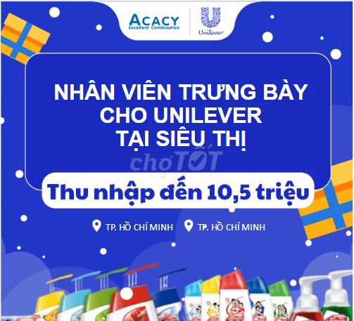 Nhân viên trưng bày kênh hiện đại