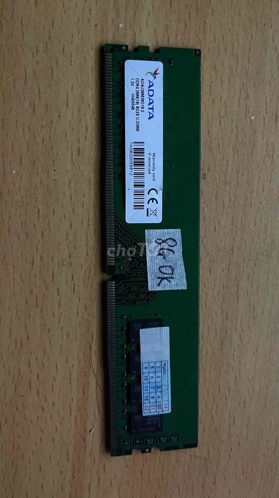 RAM ADATA DDR4 4GB, 8GB. Mua bán Linh kiện (RAM, Card...) tại Thị xã Duy Tiên Hà Nam được đăng bởi Thanh Tùng hình 1