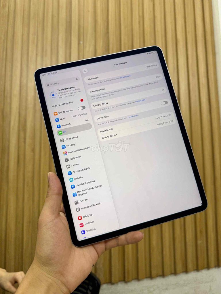 iPad Air M3 256GB full CN. Mua bán Máy tính bảng tại Quận Đống Đa Hà Nội được đăng bởi Phương  Lan HN Mobile hình 1