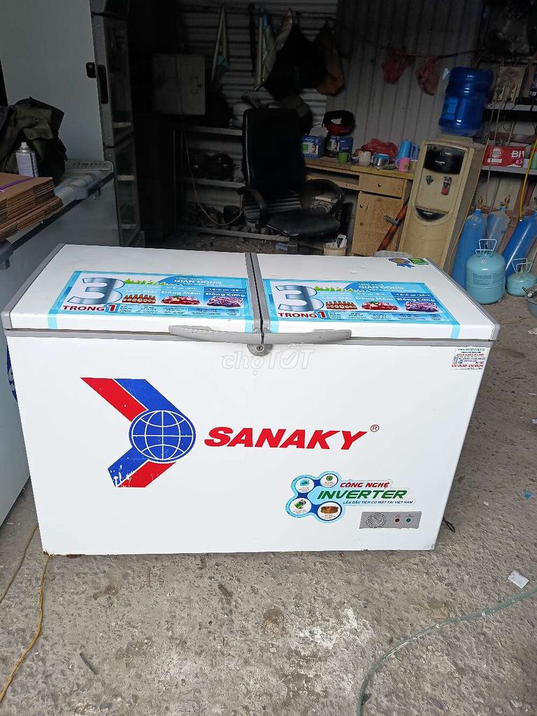 Tủ đông Sanaky 360 lít inverter 1 ngăn đông