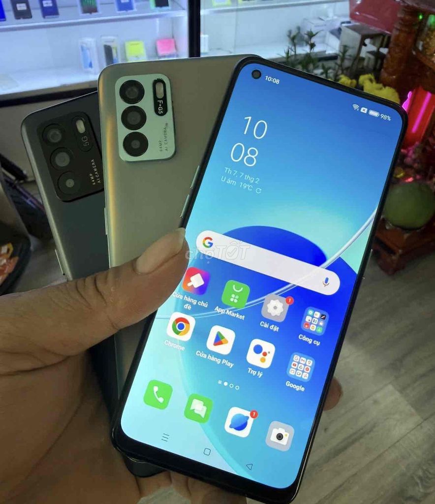 Oppo Reno6 z 5g Ram 8/128GB nguyên zin đẹp 99 BH3. Mua bán Điện thoại tại Quận Bình Tân Tp Hồ Chí Minh được đăng bởi Lý Kiệt Mobile hình 1