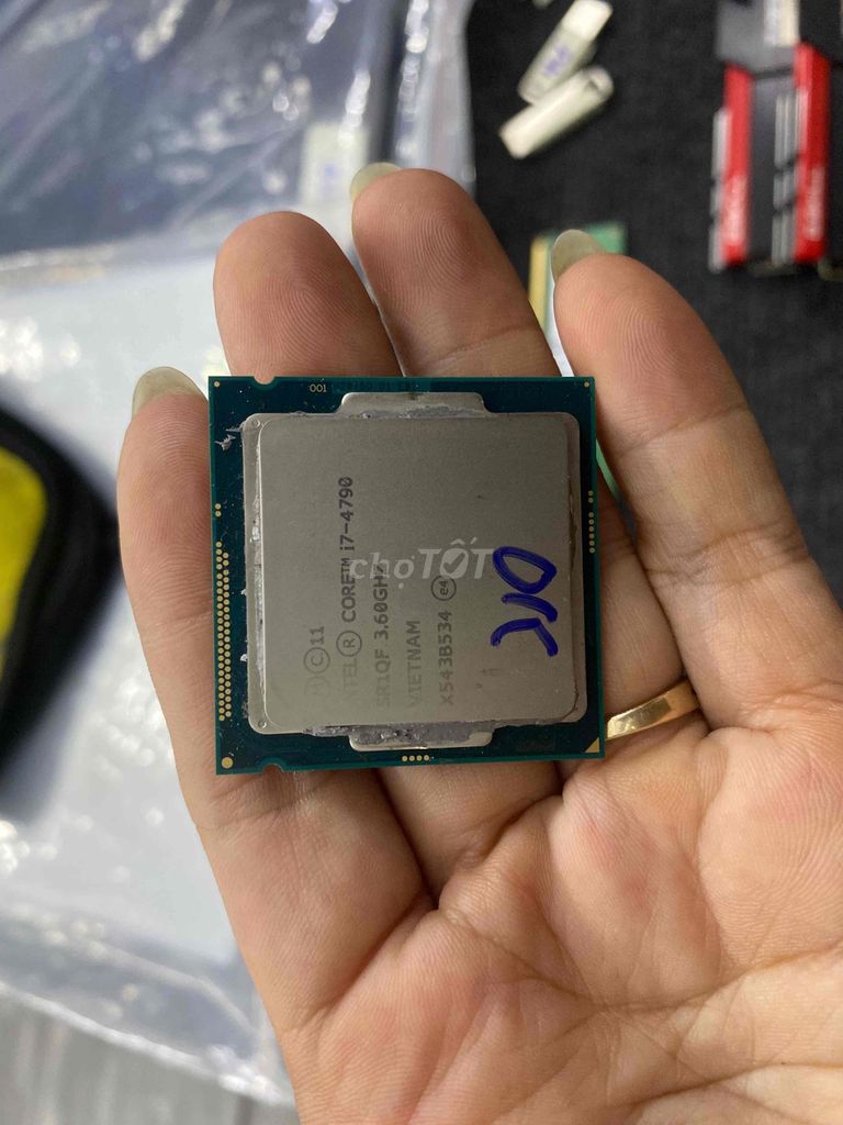 CPU I7 4790 THÁO MÁY CHẠY BAO ÊM RIN KEMG. Mua bán Linh kiện (RAM, Card...) tại Quận Gò Vấp Tp Hồ Chí Minh được đăng bởi ngọc trang hình 1