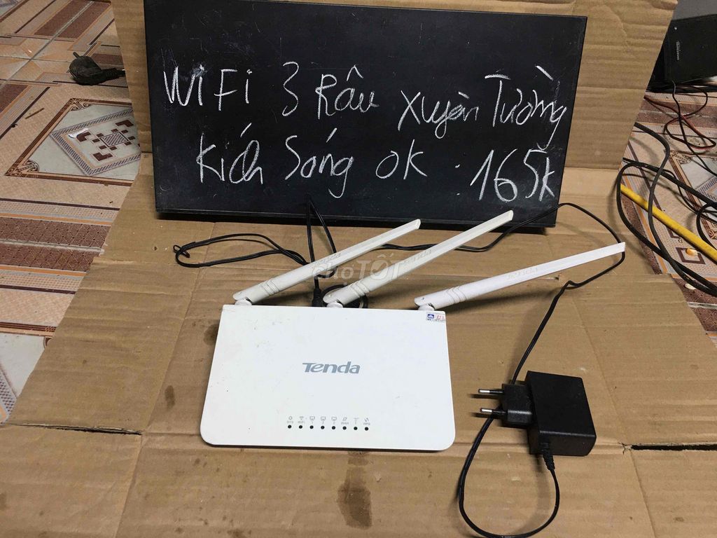 Bộ phát Wifi Tenda 3 râu Trắng. Mua bán Phụ kiện (Màn hình, Chuột...) tại Thị xã Duy Tiên Hà Nam được đăng bởi hinh dieu linh hình 1
