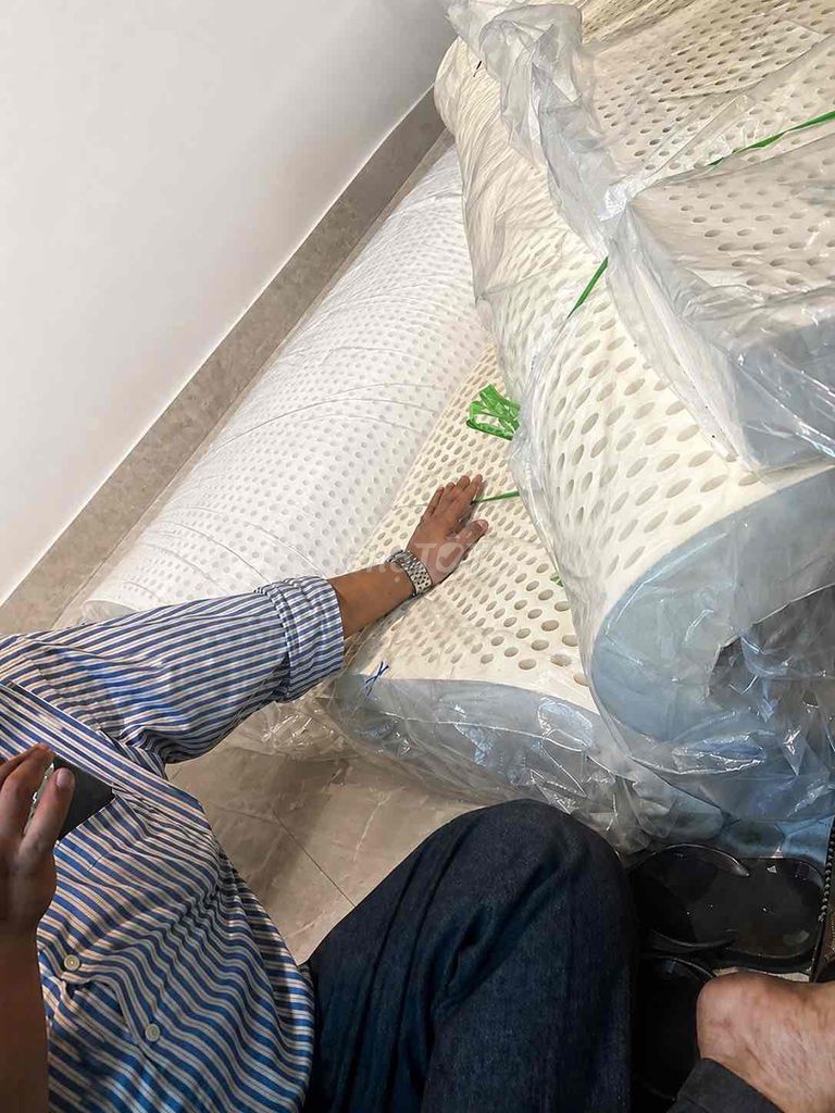 Nệm cao su Vạn Thành 1m6 x 2m0 , COD toàn quốc. Mua bán Giường, chăn ga gối nệm tại Quận Ba Đình Hà Nội được đăng bởi Nệm Vạn Thành hình 1