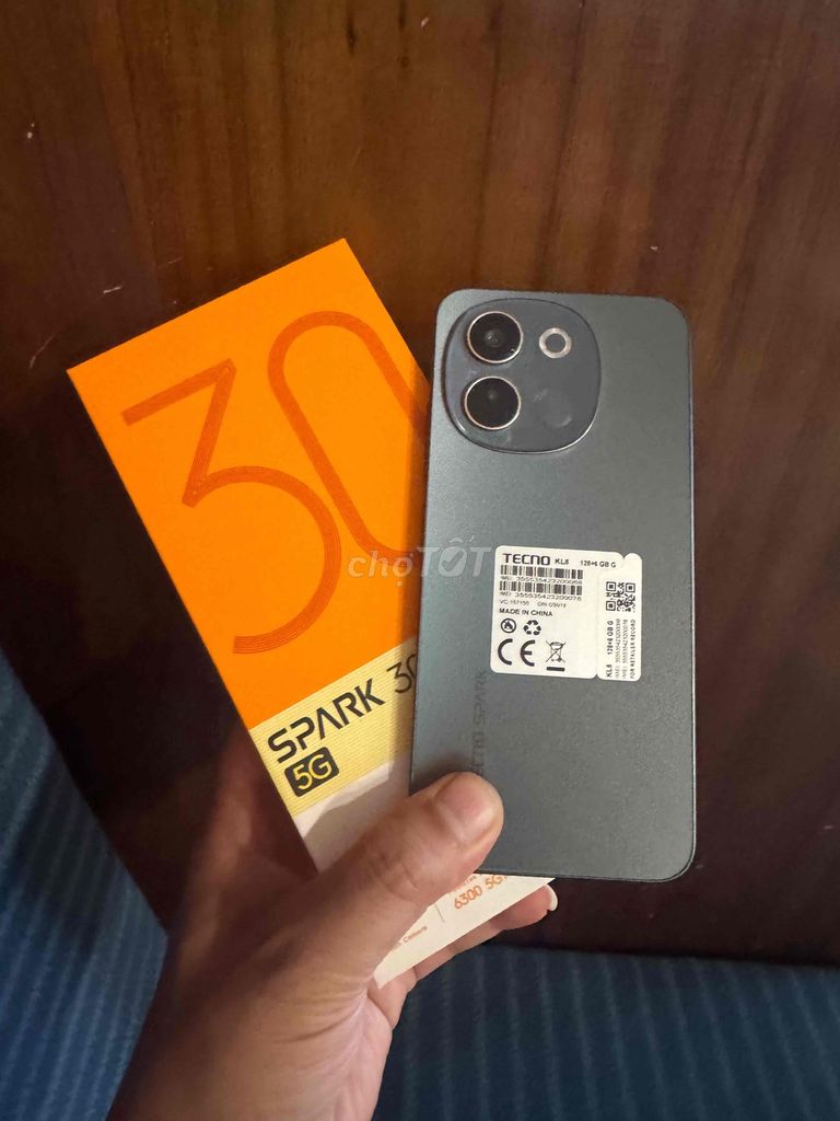 Tecno Spark 30 5G 128GB fullbox. Mua bán Điện thoại tại Thành phố Buôn Ma Thuột Đắk Lắk được đăng bởi nguyễn Hải hình 1
