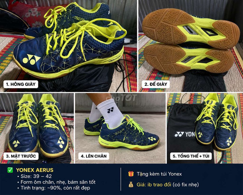 Giày Cầu Long yonex. Mua bán Giày dép tại Quận Thốt Nốt Cần Thơ được đăng bởi Nguyễn Quốc Long Hồ hình 1