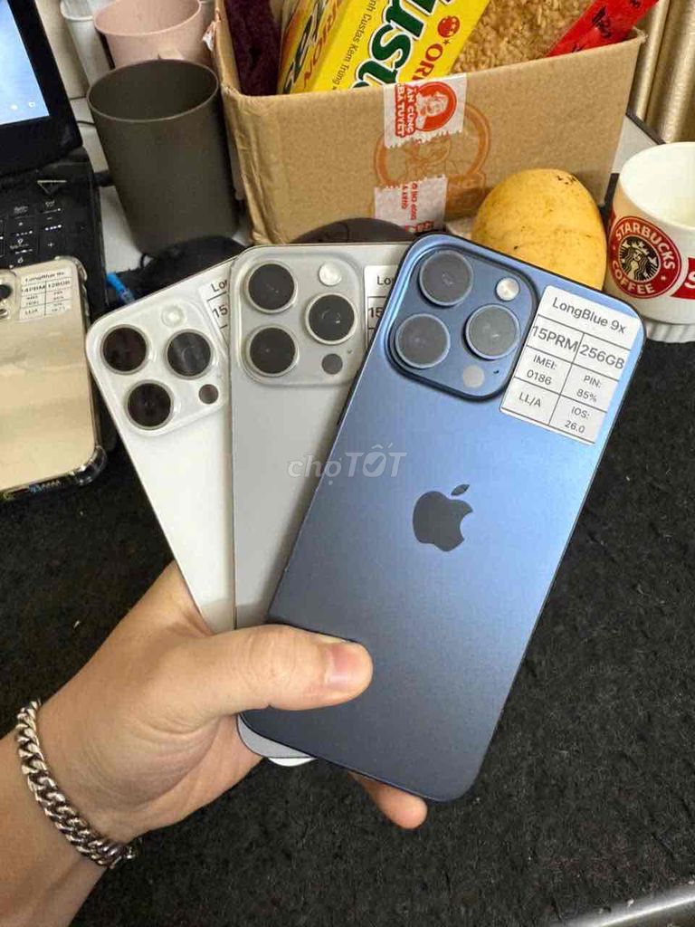 iPhone 15 Pro Max 256GB - Bản Quốc Tế. Mua bán Điện thoại tại Quận Cầu Giấy Hà Nội được đăng bởi Long blue 9x hình 1