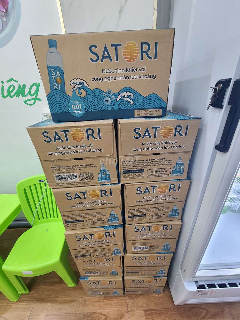Nước uống Satori 500ml. Mua bán Đồ ăn, thực phẩm và các loại khác tại Quận 4 Tp Hồ Chí Minh được đăng bởi Spartacus hình 1