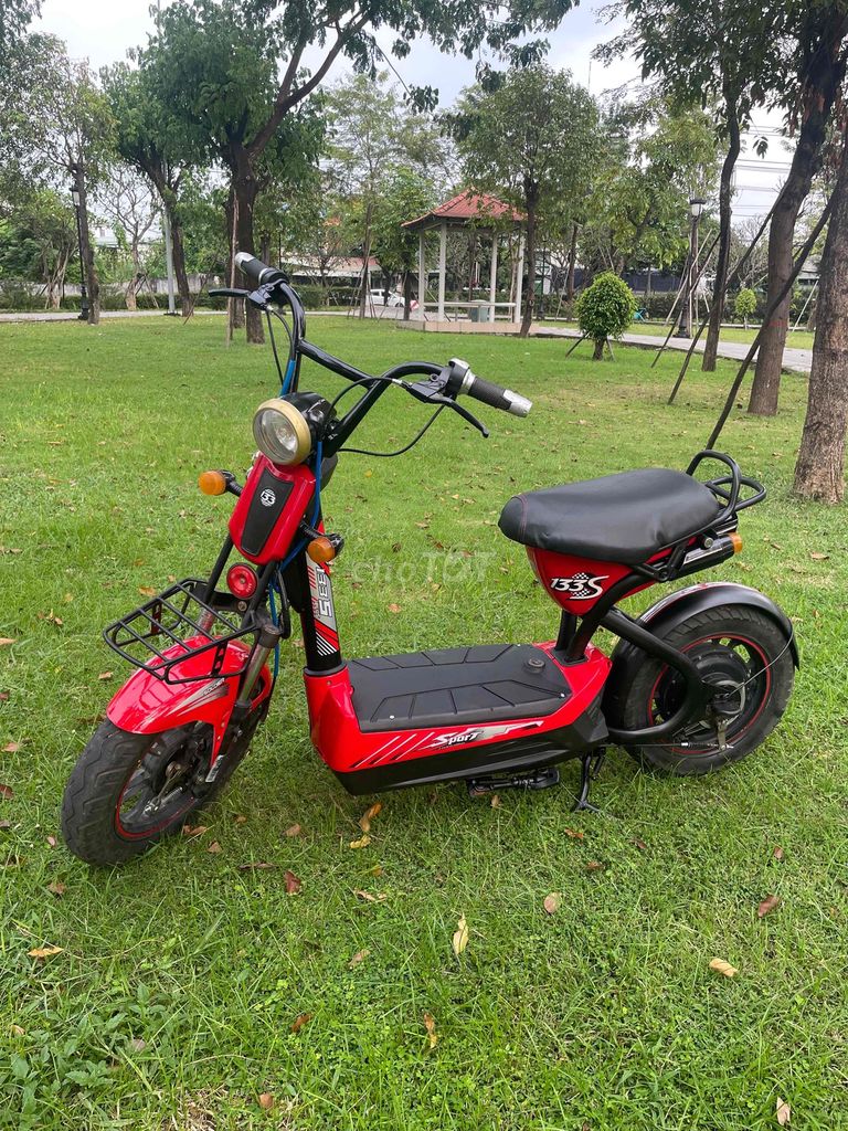 Xe đạp điện 133S màu Đỏ. Mua bán Xe điện tại Thành phố Thuận An Bình Dương được đăng bởi Nguyễn Thị Thùy Trang hình 4