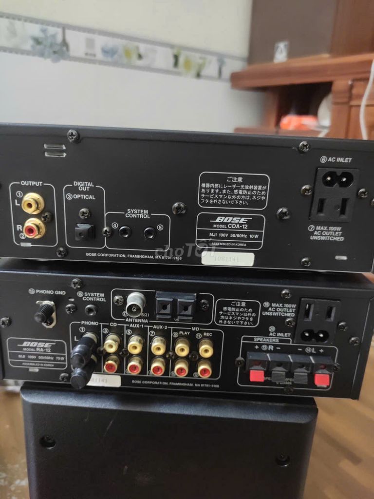 Hệ thống âm thanh Bose CDA-12, RA-12. Mua bán Tivi, Âm thanh tại Quận Bắc Từ Liêm Hà Nội được đăng bởi Minh Dũng hình 1