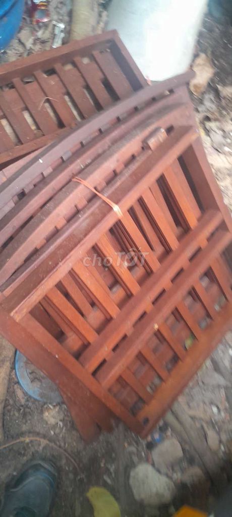 Ghế gỗ Tháo lắp Nâu 4 ghế. Mua bán Bàn ghế tại Quận Tân Phú Tp Hồ Chí Minh được đăng bởi A vũ hình 1