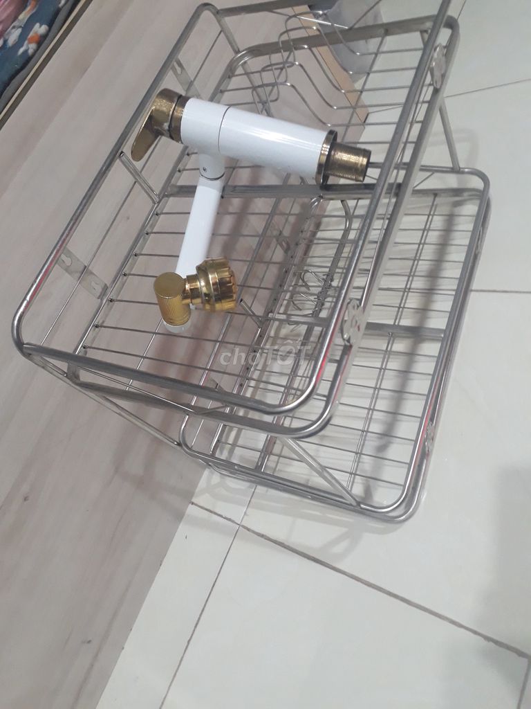 Vòi rửa chén Đồng Inox Trắng Vàng Đồng. Mua bán Dụng cụ nhà bếp tại Quận Ninh Kiều Cần Thơ được đăng bởi ruby hình 1