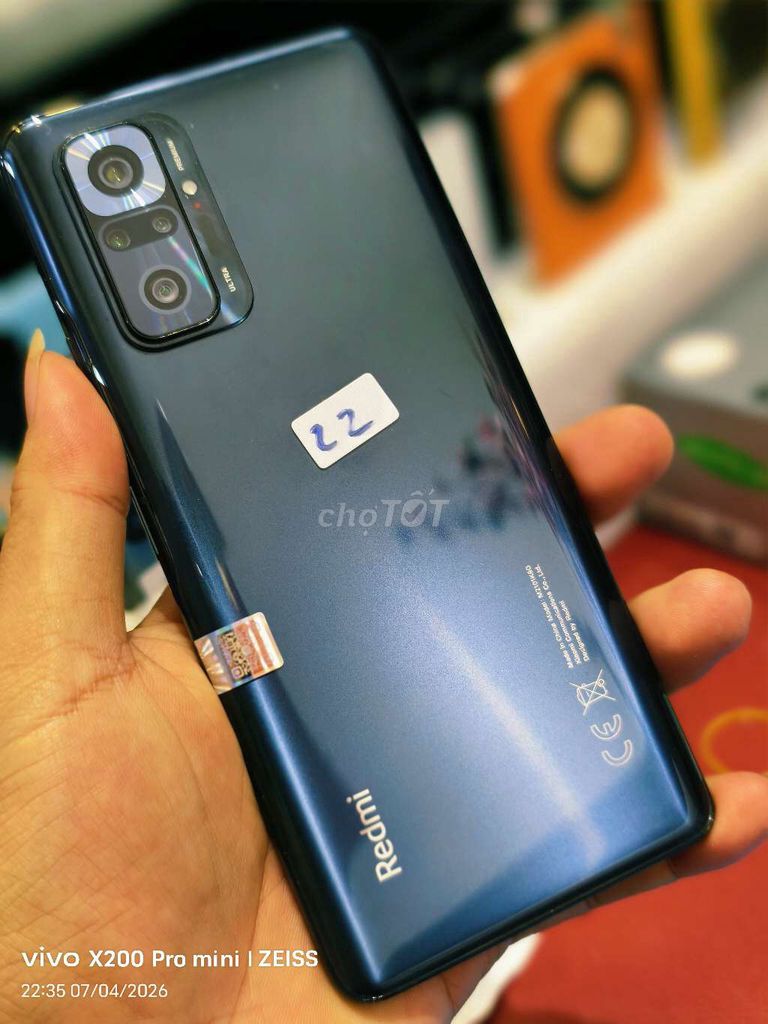 Xiaomi Redmi Note 10 Pro 8GB/128GB Xám. Mua bán Điện thoại tại Quận Tân Bình Tp Hồ Chí Minh được đăng bởi Táo Bán Lổ hình 1