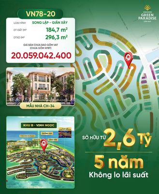 Bán Nhà Phố Biển 11 tỷ View Biển Cần Giờ