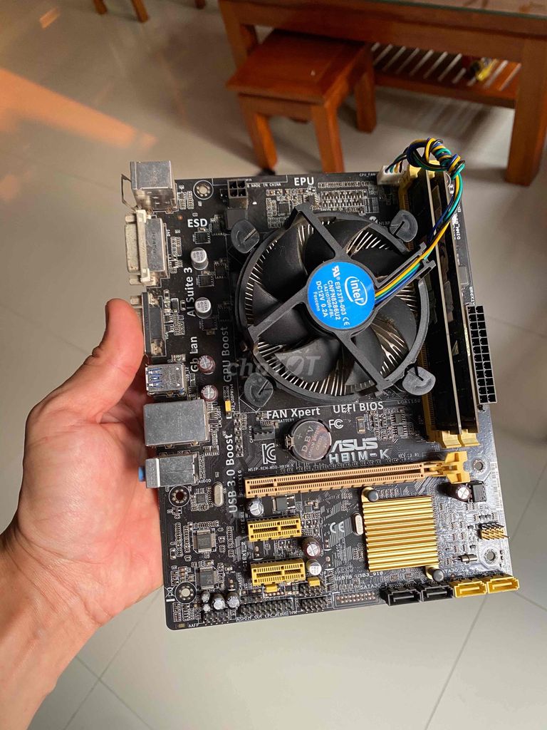 Mainboard H81 Xeon 1220 v3 DDR3 1600. Mua bán Linh kiện (RAM, Card...) tại Huyện Quảng Điền Thừa Thiên Huế được đăng bởi Nhật Phương Computer hình 1