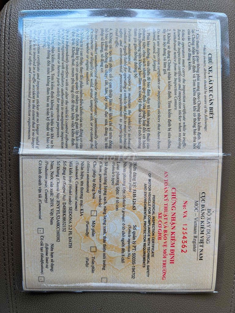 Kia Sedona 2.2D máy dầu 7 chổ full option 2019. Mua bán Ô tô tại Quận 8 Tp Hồ Chí Minh được đăng bởi Đông Mai hình 12