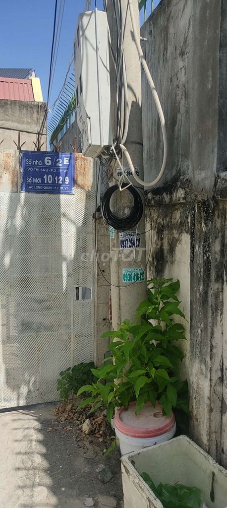 Bán nhà nát đường Võ Thị Sáu, Bãi sau, Vũng Tàu.